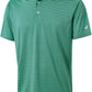 Mens Golf Shirt Moisture Wicking Dry Fit Performance Sport Short Sleeve Striped Golf Polo Shirts for Men