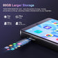 80GB MP3 Player with Bluetooth and Camera, Android 13 OS MP3 & MP4 Player with 4" Touchscreen and Speaker, Spotify Music Player with Audible, FM Radio, Amazon Music, Play Store