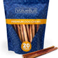 ValueBull Bully Sticks for Large Dogs, Jumbo 12 Inch, 25 Count - All Natural, Grass Fed, Single Ingredient, Long Lasting Dog Treats for Aggressive Chewers
