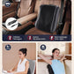 Boriwat Back Massager with Heat, Shiatsu 4D Kneading Rolling Up and Down Back Massage for Pain Relief Deep Tissue, Track-Guided & Lower Back Massager for Lumbar, Shoulder, Gifts for Women Men Mom Dad