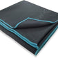 Flow Hydro Sport Towel - Microfiber Quick Dry Swimming Towels for Swim, Pool, Triathlon, and Other Water Sports in Medium, Large, Extra Large, and Hooded Sizes (Gray, Medium (48" x 24"))