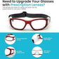 BLUE CUT Safety Basketball Goggles For Kids for Outdoor Sports Activities Anti Fog Replaceable to Prescription Lenses