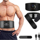 EMS Muscle Stimulator Muscle Toning Training Belt, Muscle Toner Waist Trimmer Equipment for Men Women, Abs Fitness Belt Workout Rechargeable Abs Muscle Training Gear