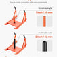 VEVOR Weight Sled, Steel Power Sled, Fitness Strength Training Sleds for Athletic Exercise Speed Improvement, Workout Fitness Equipment with Handle, Compatible with 1/2 in Weight Plates, Orange