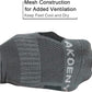 AKOENY Men's Performance Athletic Cushioned Quarter Ankle Socks (6 Pairs)