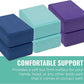 3" Yoga Block, 10 Pack Bulk EVA Foam Yoga Blocks, Firm and Supportive Yoga Brick, Balance Foam for Stretching, Pilates, and Workout, 3" x 6" x 9"
