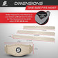Sleeve Stars Tennis Elbow Brace for Men & Women, Tendonitis Elbow Brace & Strap Golfers Elbow Brace Counterforce Band for Tendon Pain Relief & Support for Forearm w/ 3 Straps Fits 9-23" (Single) (2, Beige, One Size)