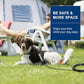 Snagle Paw Dog Tie Out Cable 15FT,Heavy Duty Dog Leads for Yard with Shock Absorbing Spring & Swivel Hook,Leash Cable for Outdoor Camping,Dog Line for Small Large Dogs,withstand 1000LBS Break Strength
