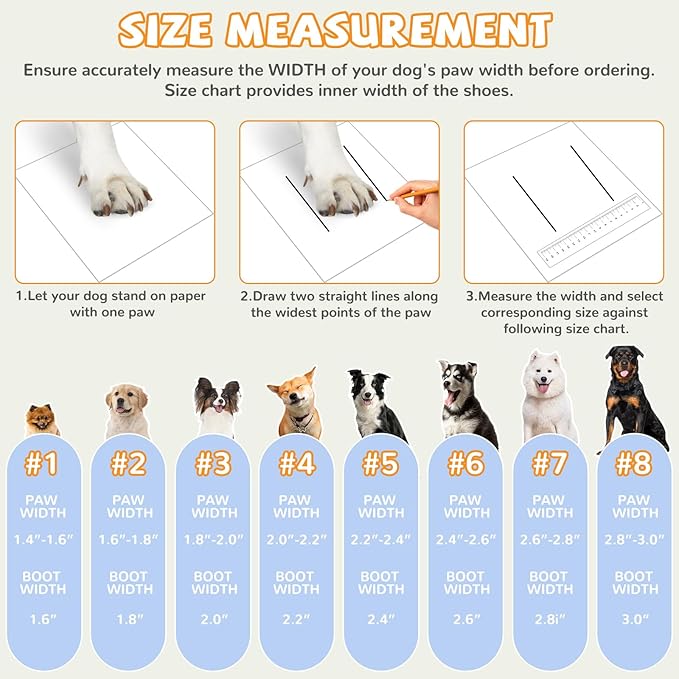 Dog Shoes for Large Small Medium Dogs, Dog Snow Boots Winter, Dog Booties and Paw Protectors to Prevent Licking, Anti-Slip Dog Shoes with Reflective for Hot Pavement,Hardwood Floors, Hiking (Size 3)