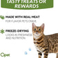 OPET Freeze Dried Duck Cat Treats, Single Ingredient Grain Free High Protein Pet Food for Cats and Dogs, Healthy Training Snacks，Freeze Dried Duck Breast Sliced Fillets (Duck Breast, 5.92 Ounce)