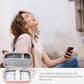 MP3 & MP4 Player Case for SOULCKER/G.G.Martinsen/Grtdhx/iPod Nano/Sandisk Music Player/Sony NW-A45 and Other Music Players with Bluetooth. Fit for Earbuds, USB Cable, Memory Card - Rose Gold