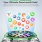 SOUYIE Military Rugged Smart Watch for Men, AMOLED 1.43" HD Screen, Bluetooth Call Answer/Make, Blood Oxygen/Heart Rate/Sleep Tracker, 7-30 Day Battery, Waterproof Fitness Tracker for iOS Android