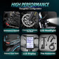 Peak 2000W Electric Bike for Adults 27 MPH 48V15Ah Removable Battery Max 40-80 Miles E Bike 26" Fat Tire Ebike Shamano 21-Speed All Terrain for Mountains Snow Sand Road