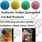 YnFag Foam Soccer Balls - Cat Toys for Indoor Cats (24 Pcs Individual Color Balls)