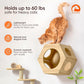 Cat Wall Furniture - Climbing Shelves, Ladders, Hammock & More - Bamboo Material - Light Brown - Cat House, Shelves, Perches, Hammock, Bed, Bridges, Walkways