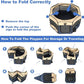 Aivituvin Dog Playpen Foldable Waterproof Pet Play Pens for Cat, Puppies, Rabbits, Chickens, Durable Portable Pet Tent for Travel Camping Indoor/Outdoor Blue XL