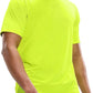 MIER Men's Dry Fit Workout T-Shirts Athletic Running Tee Short Sleeve Crew Neck Gym Tops, Polyester, Moisture Wicking