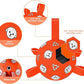 Dog Balls Toy, Durable Soccer Ball with Straps, Interactive Dog Toys, Water Fetch Ball for Tug of War, Herding, Dog Toys to Keep Them Busy – Dog Birthday Gift for Medium Large, 8 Inch