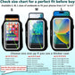 Phone Holder for Running-Arm Band for Running for iPhone & Samsung Galaxy, Cell Phone Armband Holder for Walking, Gym, Workout, Men, Women, w/Adjustable Strap & Zipper Pocket (Black-M)