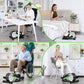 ANCHEER Under Desk Elliptical, Leg Exerciser While Sitting for Seniors with Remote Control, Display Monitor, Electric Seated Pedal Exerciser for Home, Ellipse Leg Exerciser as Seen on TV