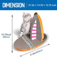 Cat Condo Scratcher Post Cardboard, Sailboat Shape Cat Scratching Lounge Bed, Durable Pad Prevents Furniture Damage,21.26x13.78x15.75 inch