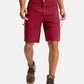 Pudolla Men's Hiking Cargo Shorts 9" Lightweight Outdoor Work Shorts for Men Travel Golf Camping Casual with 5 Zipper Pockets
