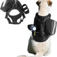 Tactical Dog Harness with Reflective Material, Adjustable Heavy-Duty No Pull Harness, Tear-Resistant Dog Tactical Vest with Handle, Breathable Outdoor Gear for Training, Hiking, Walking, Black M