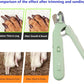 2 In 1 Pet Nail Clipper and Grinder, Professional Electric Rechargeable Pet Nail Fast Trimmer, Painless, Claw Care Grooming, Smoothing, Silent - Shockproof, For Small, Large Dogs & Cats, upgraded
