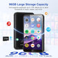 96GB MP3 Player with Bluetooth and WiFi, 4.02" Touchscreen Android Mp4 Mp3 Player with Spotify, Audible, Amazon Music, Deezer, Portable Music Player with Built-in Speaker, FM Radio, E-Book