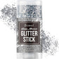 Brzeaf Silvery Body Glitter Stick, Waterproof & Long Lasting, Hair Eyeshadow Face Body Glitter, Singer Concert Music Halloween Rave Festival, Glitter Stick Makeup & Face Glitter Gel