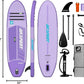 AKSPORT Inflatable Stand Up Paddle Board, SUP Board with All Accessories, Wide Stable Design, Non-Slip Deck, Inflatable Paddle Boards for Youth & Adult