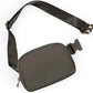 ODODOS Unisex Mini Belt Bag with Adjustable Strap Small Fanny Pack for Workout Running Traveling Hiking, Turkish Coffee