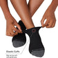 MONFOOT Men's/Women's 6 Pairs Daily Cushion Comfort Fit Performance Quarter Ankle Socks Multipack