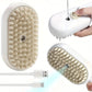 Cat Steam Brush for Shedding, 4 in 1 Cat Steam Brush for Massaging and Cleaning Shedding Pets, Anti Static Pet Hair Cleaning Comb, for Long and Short Hair Cats and Dogs Grooming Tool (White)