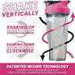 HELIMIX 2.0 Vortex Blender Shaker Bottle Holds upto 28oz | No Blending Ball or Whisk | USA Made | Portable Pre Workout Whey Protein Drink Shaker Cup | Mixes Cocktails Smoothies Shakes | Top Rack Safe
