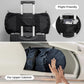 pack all 45L Foldable Duffel Bag, Water-Resistant Sports Gym Bag, Portable Weekender Bag Lightweight for Travel, Fitness and Camping (Black)