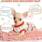 FUAMEY Recovery Suit for Dogs After Surgery,Soft Breathable Dog Bodysuit E-Collar & Cone Alternative Surgical Suit,Male Female Dog Neuter Spay Suits Anti Licking Wounds Onesie Red Flower M