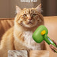 ROJECO 3-in-1 Pet Steam Brush for Cats&Dogs - Detangling Comb with Adjustable Mist, Handheld Deshedding Grooming Tool for Long/Short Hair, Massage Brush & Shedding Control Gift,Cordless (Green)