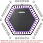 ONETWOFIT 48" Silent Mini Trampoline with Adjustable Handle Bar Fitness Trampoline Bungee Rebounder Jumping Cardio Trainer Workout for Adults