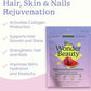 Plant People WonderBeauty Hair, Skin & Nails Rejuvenation Gummies with Tremella Mushroom, Marine Collagen Peptides, Keratin, & Biotin – Watermelon Flavor, 60 Gummies