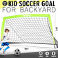 Kids Soccer Goal for Backyard, 6x4 9x5 FT Portable Soccer Nets Pop Up with Ball, Agility Ladder, Cones, Target & Carry Bag for Toddler Youth Outdoor Indoor Training Practice Sports Games Play