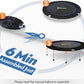 BCAN 38"/40''/48'' Foldable Mini Trampoline Fitness Trampoline with Safety Pad,Rebounder Exercise Trampoline for Adults Indoor/Garden Workout,Max Load 300lbs/440lbs