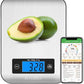 Ataller Smart Food Scales with Nutritional Calculator, Smartphone App with 26 Nutrients Tracking, Calorie, Marco, Digital Kitchen Weight Grams and Ounces for Weight Loss, 11 Pounds, Stainless Steel