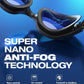 ZIONOR G1 Nava Super Anti-Fog Unisex Swim Goggles Mirror/Bright Smoke Lens