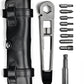 FULL WINDSOR -The Nutter Bicycle Multi Tool–Portable Cycling Repair Kit for MTB, Road & Dirt Bikes – Includes Spanner, Magnetic Bit, Tire Levers & Bottle Opener–Compact Black Case for On-the-Go Fixes