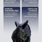 Equinavia Bug Out Fly Mask | Against Flies, Insects, UV Rays - Carbon Grey - Warmblood