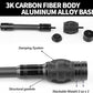 Archery Bow Stabilizer for Compound Bow, Carbon Fiber Bow Balance Bar, Damping System and Weights Kit, 6/8/10/12/in