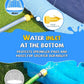 VISTOP Non-Slip Splash Pad for Kids and Dog, Thicken Sprinkler Pool Summer Outdoor Water Toys - Fun Backyard Fountain Play Mat for Baby Girls Boys Children or Pet Dog (59 inch, Blue&Blue)