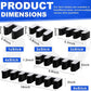 Yousoontic Hockey Stick Holder Wall Mount, 1-6 Stick Capacity, Ice and Field Hockey Organizer (Decor & Storage 2-in-1) for Home Garage Room Office Sports Decoration
