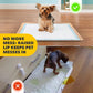 TidyFriend Dog Pee Pad Holder Tray Fits for 24” x 24” Wee Wee Pee Pads - Stable Grip, Raised Edges, Quick-Wipe Silicone Surface Dog Potty Tray Holder for Indoor Flooring Protection (Beige)